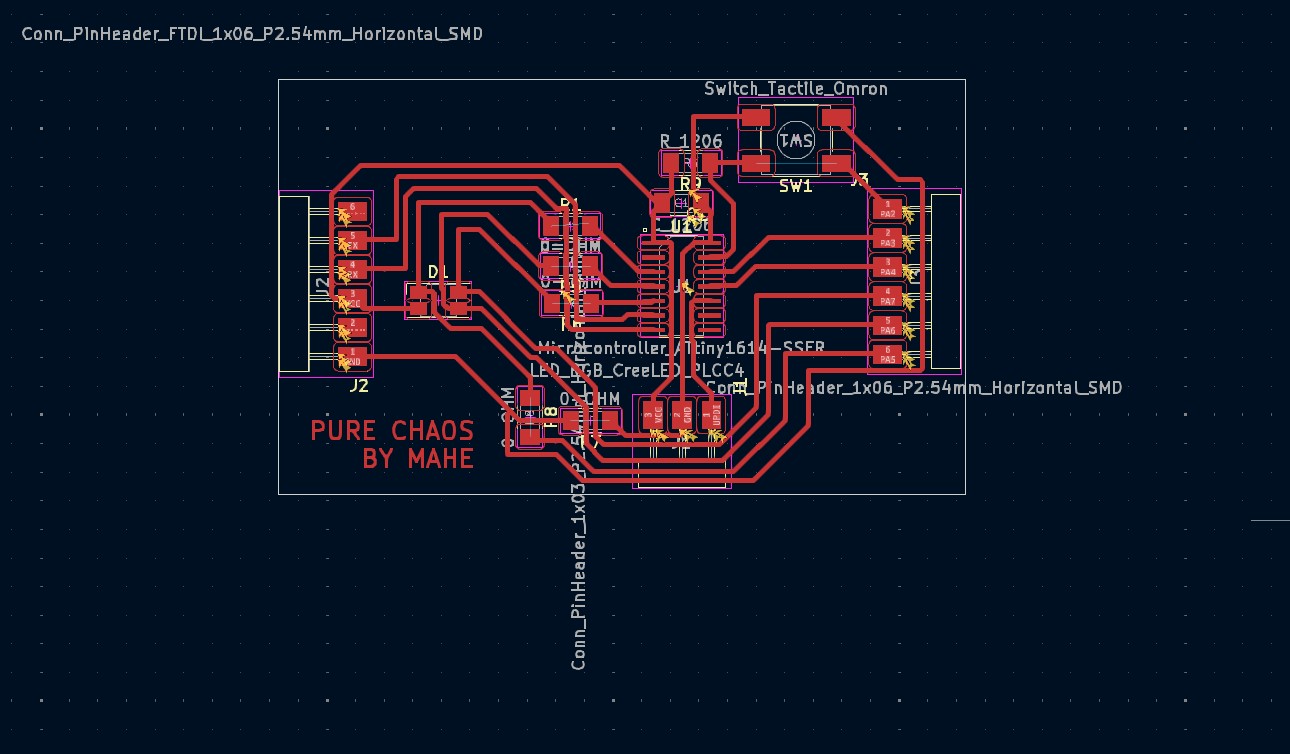 image of the pcb layout